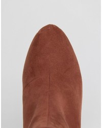 braune Stiefeletten von Asos