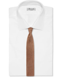 braune Strick Krawatte von Boglioli