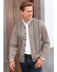 braune Strickjacke von Classic