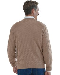 braune Strickjacke von MARCO DONATI