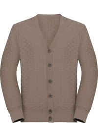 braune Strickjacke von MARCO DONATI