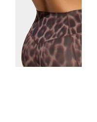 braune Strumpfhose mit Leopardenmuster von adidas Performance