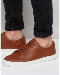 braune Turnschuhe von Asos