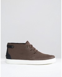 braune Turnschuhe von Lacoste