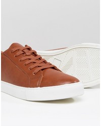 braune Turnschuhe von Asos