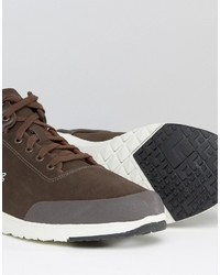 braune Turnschuhe von Lacoste