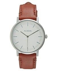 braune Uhr von Nixon