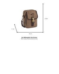 braune Umhängetasche von camel active