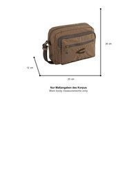 braune Umhängetasche von camel active