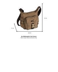 braune Umhängetasche von camel active