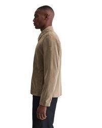 braune Wildleder Bikerjacke von Marc O'Polo