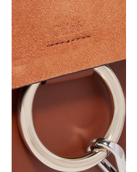 braune Wildleder Clutch von Chloé