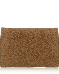 braune Wildleder Clutch von Burberry