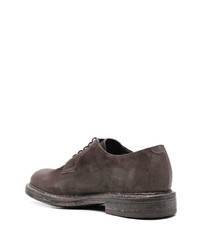 braune Wildleder Derby Schuhe von Moma