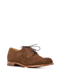 braune Wildleder Derby Schuhe von Church's