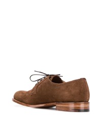 braune Wildleder Derby Schuhe von Church's