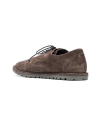 braune Wildleder Derby Schuhe von Marsèll