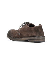 braune Wildleder Derby Schuhe von Marsèll