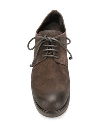 braune Wildleder Derby Schuhe von Marsèll