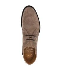 braune Wildleder Derby Schuhe von Doucal's