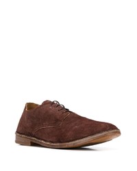 braune Wildleder Derby Schuhe von Moma