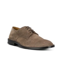 braune Wildleder Derby Schuhe von Green George