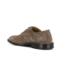 braune Wildleder Derby Schuhe von Green George