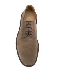 braune Wildleder Derby Schuhe von Green George