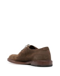 braune Wildleder Derby Schuhe von Henderson Baracco