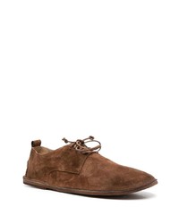 braune Wildleder Derby Schuhe von Marsèll