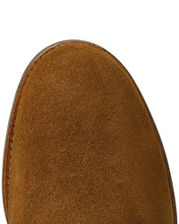 braune Wildleder Derby Schuhe von Grenson