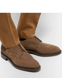 braune Wildleder Derby Schuhe von Edward Green