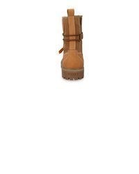 braune Wildleder mittelalte Stiefel von Dockers by Gerli
