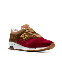 braune Wildleder niedrige Sneakers von New Balance