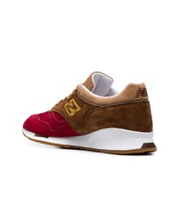 braune Wildleder niedrige Sneakers von New Balance