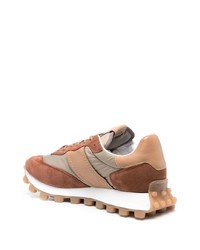 braune Wildleder niedrige Sneakers von Tod's