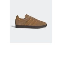 braune Wildleder niedrige Sneakers von adidas Originals
