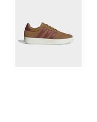 braune Wildleder niedrige Sneakers von adidas Sportswear