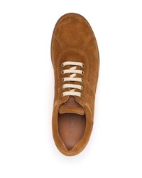 braune Wildleder niedrige Sneakers von Camper