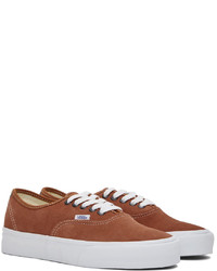 braune Wildleder niedrige Sneakers von Vans