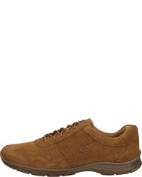 braune Wildleder niedrige Sneakers von camel active