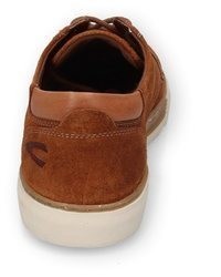braune Wildleder niedrige Sneakers von camel active