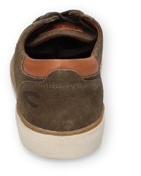 braune Wildleder niedrige Sneakers von camel active