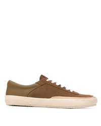 braune Wildleder niedrige Sneakers von Camper