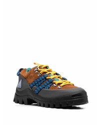 braune Wildleder niedrige Sneakers von Lanvin