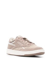 braune Wildleder niedrige Sneakers von Reebok