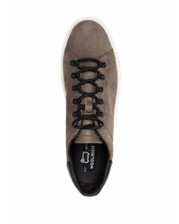 braune Wildleder niedrige Sneakers von Woolrich