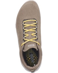 braune Wildleder niedrige Sneakers von Ecco