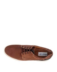 braune Wildleder niedrige Sneakers von FRETZ men