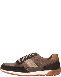 braune Wildleder niedrige Sneakers von FRETZ men